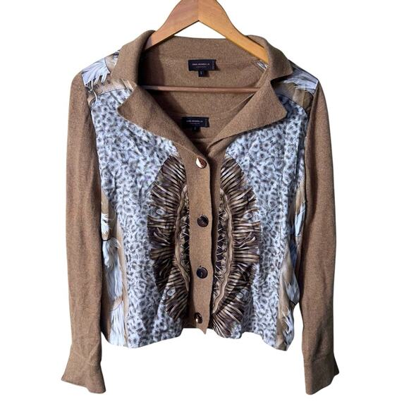 Rani Arabella Cashmere Equestrian Cardigan and Tank 2 Piece Set Size Small - Picture 1 of 14